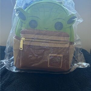 Star Wars Yoda Backpack - Green and Brown